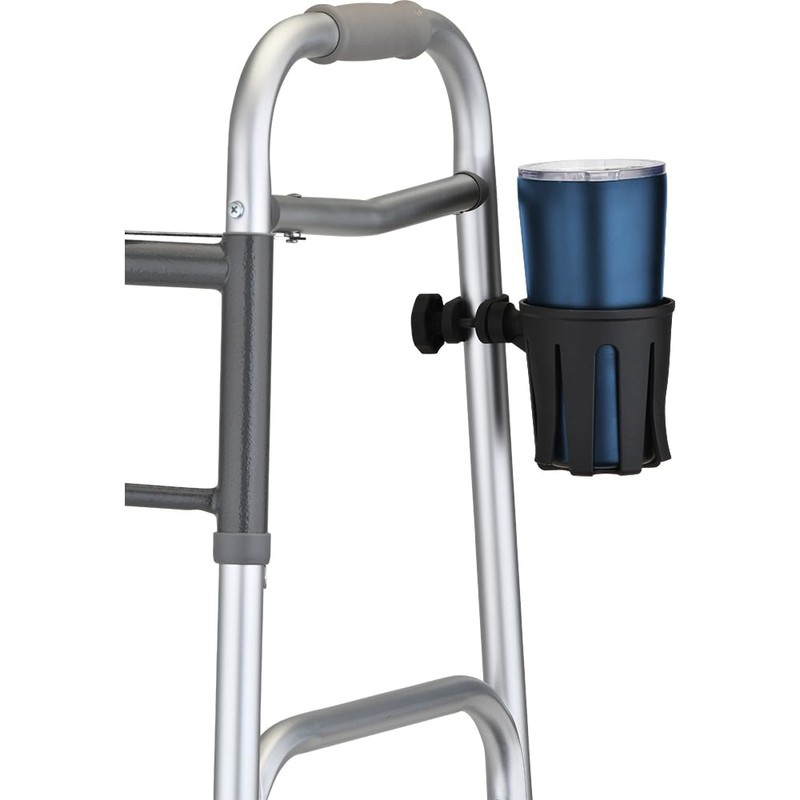 NOVA Cup Holder for Walkers with Round Narrow Tubing –