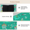 2 Pack Tissue Box Cover Holder, Green Dinosaurs Castle Rectangle