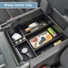 PIMCAR Center Console Organizer for 2021-2024 2025 Ford F150 Armrest