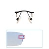 Rimless Glasses Nose Bridge Eyeglass Pads Piece Screw Nut and
