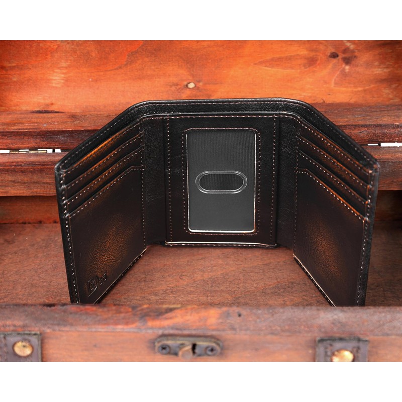 DK86 USA Flag Trifold Wallets for Men American Flag Wallet