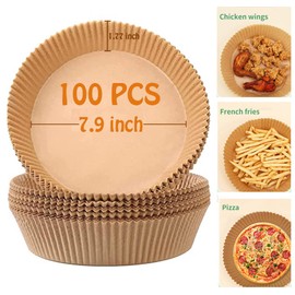 Durham Paper Canada Air Fryer Parchment Paper 100 PCS 200mm x 45mm (7.9 inches) Parchment Paper 100PCS 7.9 inches
