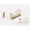 Dany Marcus Elegant Large Clear Acrylic Tape Dispenser with Gold