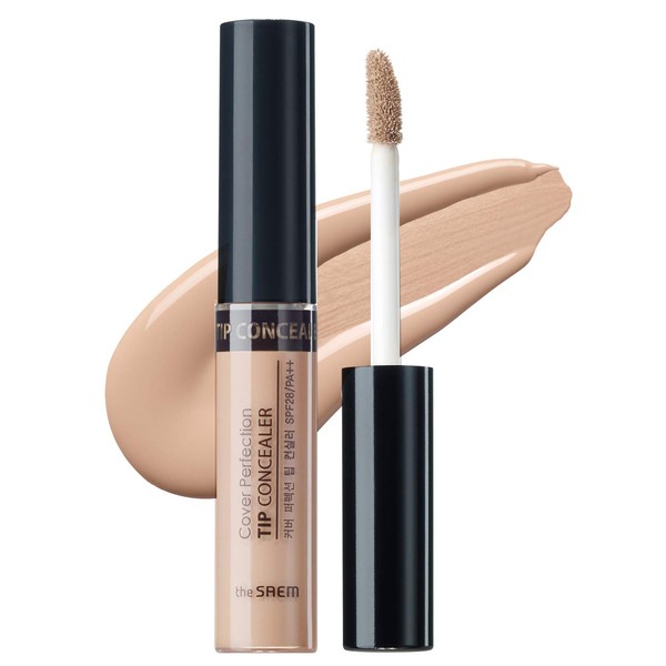 THESAEM THE SAEM Cover Perfection Tip Concealer, Liquid Multi-Use Concealer,