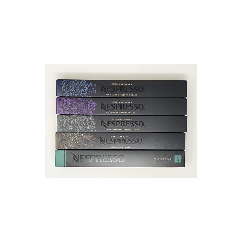 Nespresso Coffee Strong Type 5 Types x 10 Capsules x