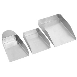 Lantuqib Mini Size Jewelry Scoop Shovel, 3PCS Gemstone Shovel, for Diamonds Gems Jewelry Metal Particles