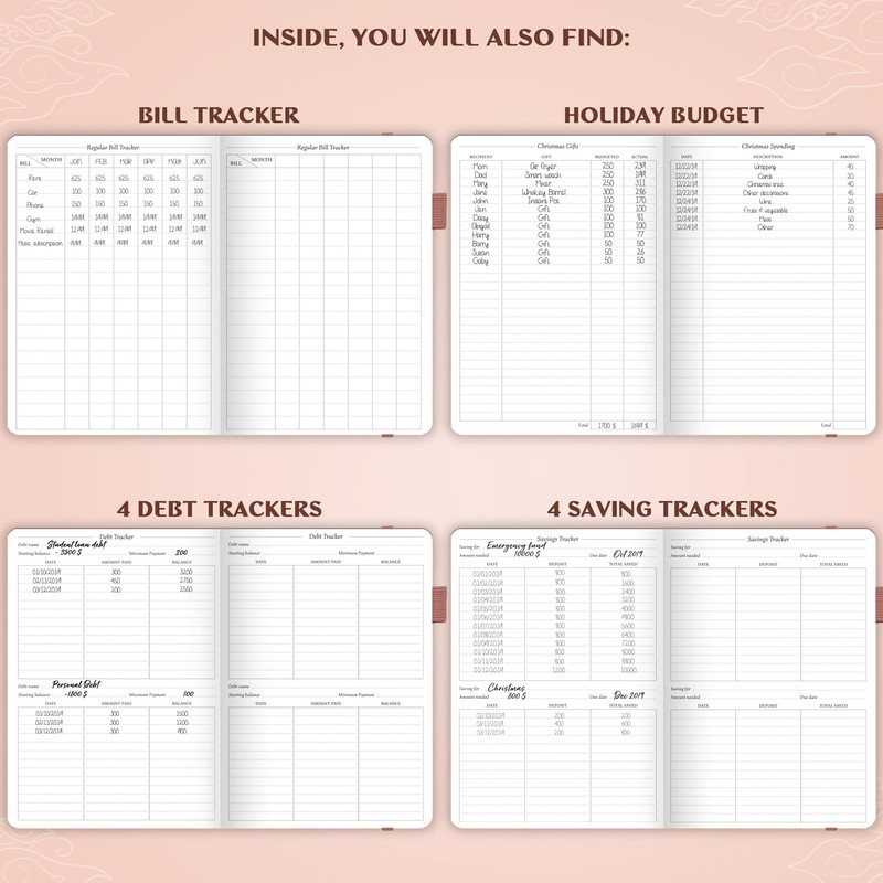 Legend Budget Planner – Financial Organizer Book. Money Account &