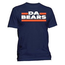 Men's Da Bears Popular Chicago Tee SNL Ditka Football Season T-Shirt (M, Navy Blue)