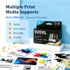 920XL Ink Cartridge (4-Pack, Black Cyan Magenta Yellow)