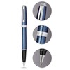 Sheaffer Prelude Deep Blue w/Horizontal Line Engraving Rollerball Pen
