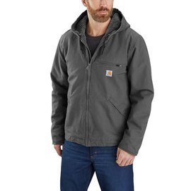 Carhartt Men's Washed Duck Sierra Jacket, Gravel, 3X-Large