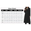 Leyoutx Women's Classic Notched Lapel Double-Breasted Warm Pea Coat Overcoat