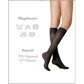 Kunert Women's 198800 Fly & Care Knee-High Socks, Black (Black 0500), 2.5/5 (Manufacturer size: 35/38)
