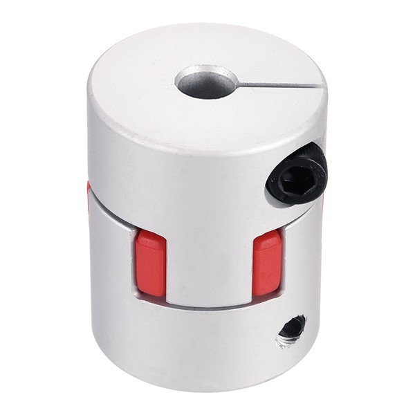 sourcing map Aluminum Shaft Coupling 13mm to 15mm Flexible Spider