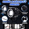 Genérico 2 Faros Led Ojos de Angel Demonio Lupa Exploradora