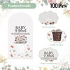 100Pcs Baby in Bloom Baby Shower Party Favor Seed Envelopes