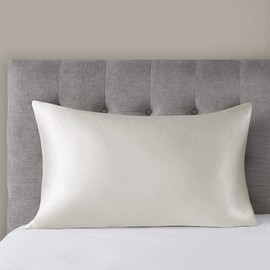 Madison Park Casual Mulberry Silk Pillowcase with Ivory Finish MP21-7475