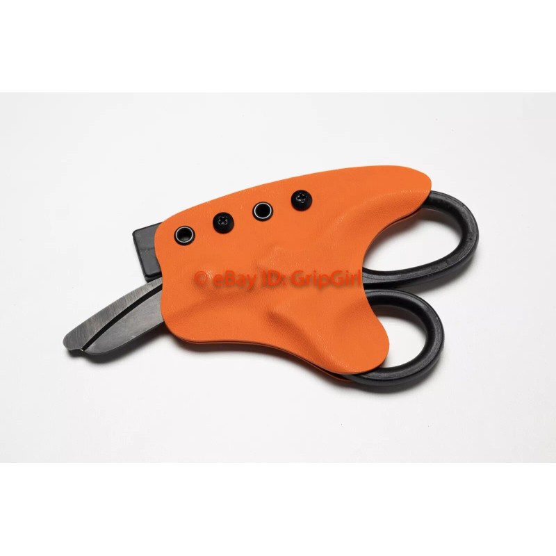 GripGirlSupply Custom Kydex Orange Holster for XSHEAR Trauma Shears Medic
