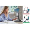 Foldable Low Profile Monitor Stand - VESA 100x100 Desk Mount