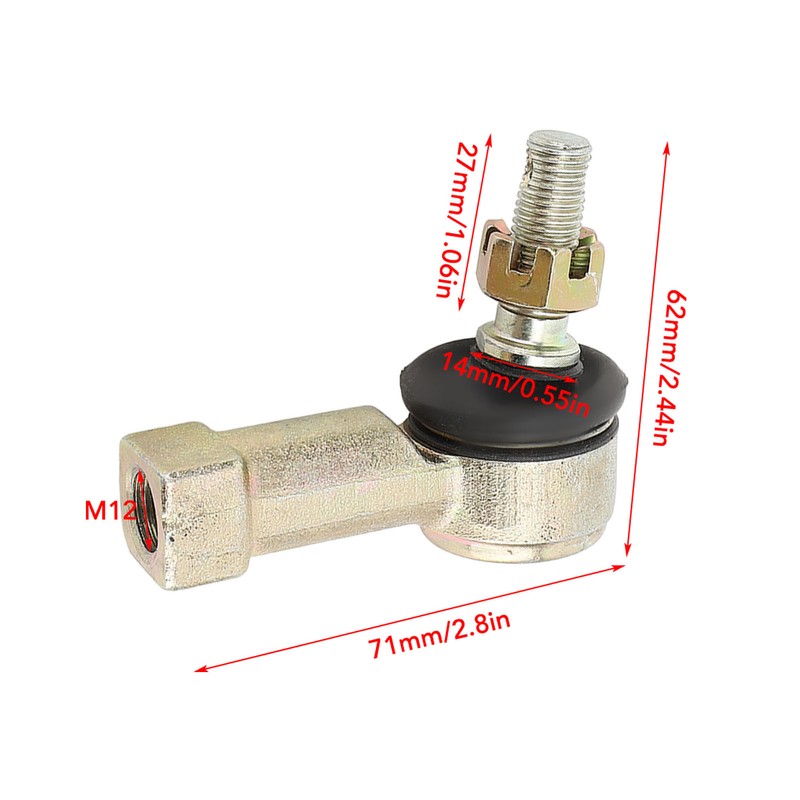 Tie Rod End Kit Metal Rubber Improve Steering Performance Steering