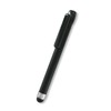 SASL-ALB-JT12 Grain Leather Pen Case Blue Metal Touch Stick Black