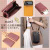 One's One Women's Smartphone Shoulder Pochette with Wallet, Card Slot,