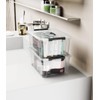 WYT WYT Clear Storage Latch Bins, 6-Pack Storage Organizer Box