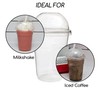 Smoothie Cups: Pack of 50-12oz (340ml) Clear Smoothie - Milkshake