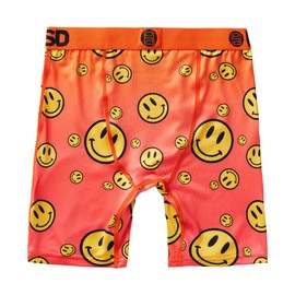 PSD Boys Underwear - All Smiles Youth Boxer Briefs with Fun Print Designs - Comfortable Boxers for Boys - Premium Underwear Boys Collection
