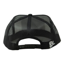 Red Dirt Hat Company Anderson Bean Adjustable Snapback Hat, Trucker Cap w/Ventilated Mesh Back & Snap Back Closure, Structured Baseball Cap for Men & Women - Brown/White, One Size Fits All