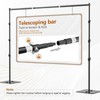 EMART Backdrop Stand, 8.5ft Height 10ft Width Adjustable Photography Background