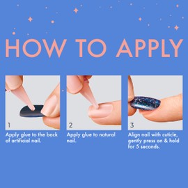 KISS Gel Fantasy, Fake Nails, Dancin, Off-white, Oval, Short, 28 count