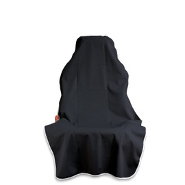 Dri Seats Waterproof Sweat Towel Front Bucket Seat Cover for Cars Truck SUV Black - Machine Washable - Great for Athletes, Running, Swimming, Boxing, Hiking
