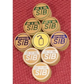 SIB premium Layered Cue Tips (10 pack)(14MM) best for cue lathe installation.