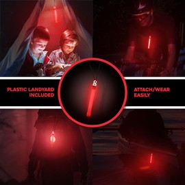 Windy City Novelties Be Ready - Red 6" Industrial 12 Hour Premium Emergency Safety Chemical Light Glow Sticks - 24 Pack