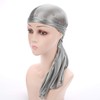 Fxhixiy Men Women Durag Extra Long-Tail Headwraps Silky Satin Pirate