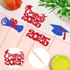 12 PCS Double Sided 2025 Graduation Party Centerpiece Sticks for