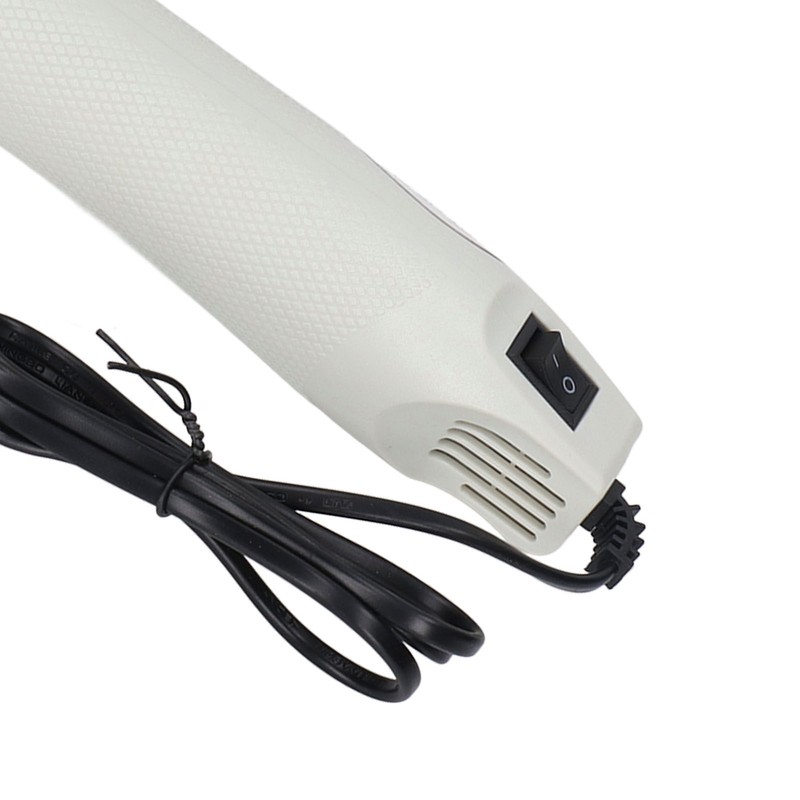 300W Mini Heat Gun Ventilated Lightweight White Handheld Heat Gun
