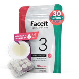 FACEIT Parches para Acne Pimple Patch con Tecnología Micropuntos I 18 Parches para Granos