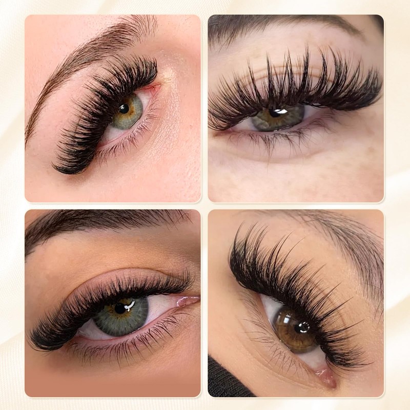 ABONNIE Classic Lash Extensions, Premium Individual lash extensions, 0.07 Thickness