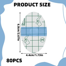 YIZWINS 80 Pieces Earmuffs for Shower Ear Protection Swimming Pool Transparent Disposable Earmuffs for Dyeing Hair Shower Swimming