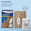 HealthWise Deluxe Extra Large 12” x 24” Heating Pad with