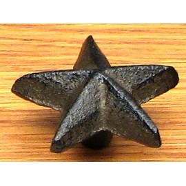 N/A Star Drawer Pull Cast Iron Set/12 0184J-2926