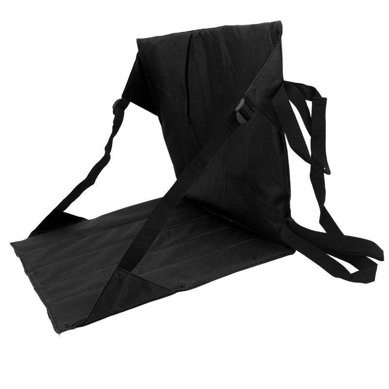 Foldable Seat Cushion Backrest Beach Chair Mat Single Person Portable