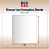 BOX USA Newsprint Packing Paper Sheets, 20" Length x 15"