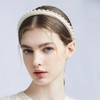 She's Elegant Pearl High Top Headband for Women, Premium Quality