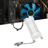 Water Cooling Tank 200ML Temperature Display RGB 160mm G1/4 Cylindrical