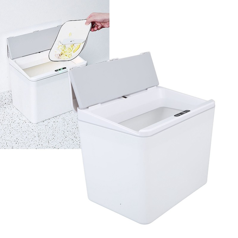 Smart Trash Can 8L Capacity Touchless USB Rechargeable Automatic Induction