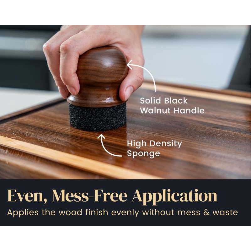 Mevell Cutting Board Oil Applicator, Great for Butcher Blocks, Counter