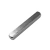 8mm x 80mm Plain Door Handle Spindle Square Solid Steel